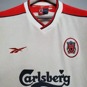 98-99 Retro Liverpool Soccer Jersey Away S-2XL 7