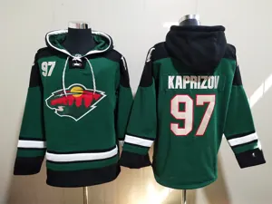 Wild Hoodie Ice Hockey jersey【ID4161449】 M-3XL 明尼苏达荒野队帽衫冰球服 2