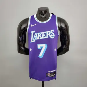 2022 75th Anniversary Anthony #7 Lakers City Edition Purple