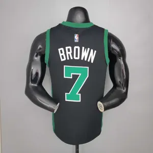 BROWN#7 Celtics White Jordan theme black 5