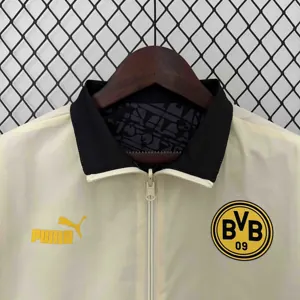 2024 Dortmund Trench Coat Reversible Windbreaker Double-Sides Jacket Sport AAAAJersey Yupoo 3