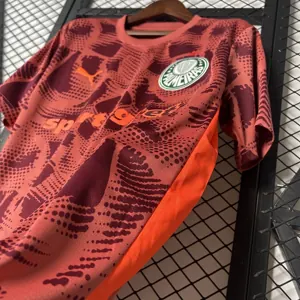 25-26 Palmeiras Goalkeeper Red Kit Soccer T-Shirt AAAAJersey Wholesale Yupoo 3