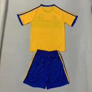 23-24 Tigres UANL Kids Kits Special Edition Yellow Children Sets Soccer Jerseys Yupoo 1