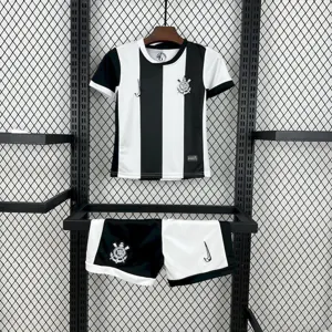 24-25 Corinthians Third Kids Kit Soccer AAAAJersey 16-28