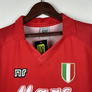 90-91 Napoli away S-XXL football t-shirt 8