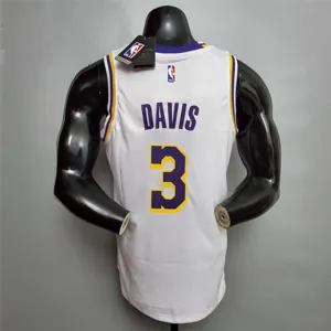 DAVIS #3 Lakers Round neck white 3