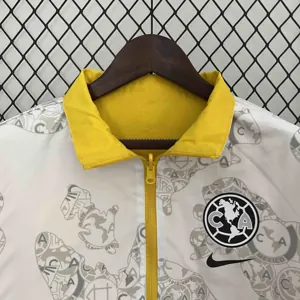 2024 Club America Trench Coat Reversible Windbreaker Double-Sides Jacket Soccer AAAAJersey Yupo 6