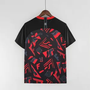 2022 Brazil training suit red black 3