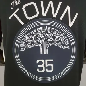 Durant#35 Golden State Warriors black 8