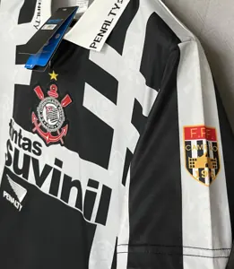 95-96 Corinthians Away Retro Kit Football AAAAJersey Yupoo 3