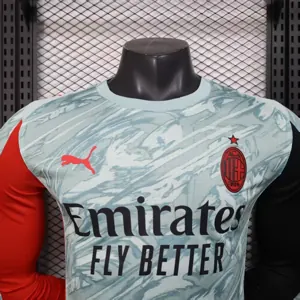 25-26 AC Milan Away Kit Player Version Soccer Long Sleeve AAAAJersey Yupoo 3