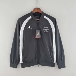 2022 PSG Jordan blackwhite windbreaker