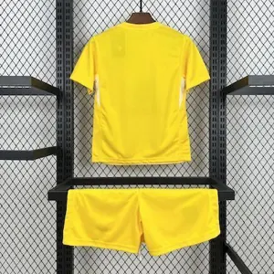 25-26 Atletico Madrid Yellow Goalkeeper Kid Kits Youth Apparels Sino AAAAJersey Supply Yupoo 7