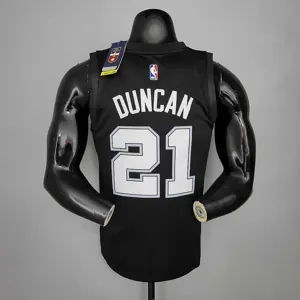 New DUNCAN#21 season Spurs City Edition black 1