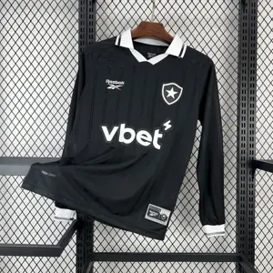 25-26 Botafogo Away Kit Football T-Shirt Long Sleeve Sport AAAAJersey Supply Yupoo