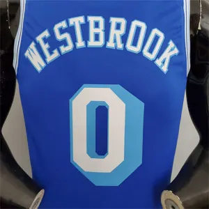 2021 Westbrook#0 Lakers Retro Blue 6
