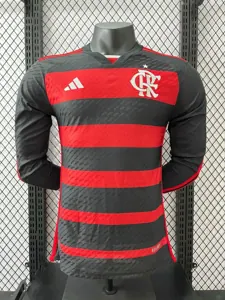 24-25 Flamengo Home Kit Long Sleeve Player Version Shirt Best Jerseys Yupoo