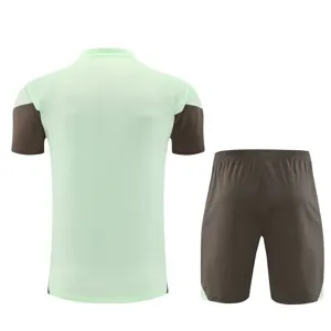 25-26 Real Madrid Training Kits Light Green Football Tracksuits 2