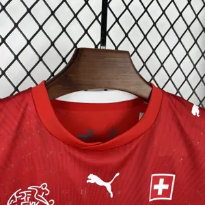 2026 World Cup Switzerland Home Kids Soccer Shirt Kit Fan Version 1