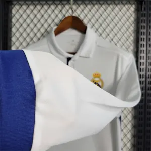 16-17 Retro Real Madrid home Long Sleeve Size S-XXL Soccer Jersey 8