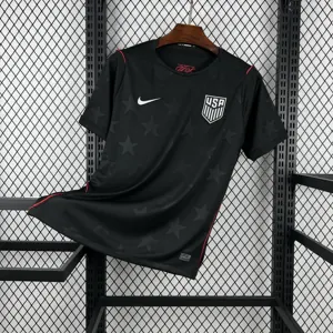 2026 World Cup USA Away Black Soccer Shirt Fan Version