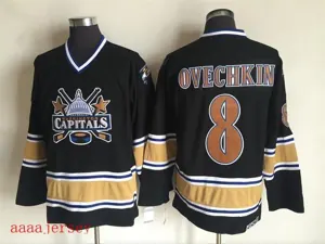 Washington Capitals retro ice hockey jersey M-3XL 华盛顿首都队复古冰球服