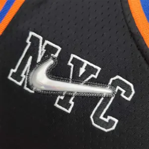 2022 Season Randle#30 Knicks Urban Edition Black NBA Jersey 3