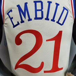 2020 Philadelphia 76ers EMBIID#21 City Limited Edition Beige 3