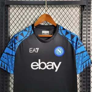 23-24 Napoli Black Training Suit Size S-4XL Soccer Jersey 2