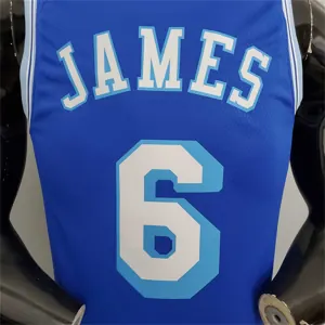 2021 James#6 Lakers Retro Blue 5