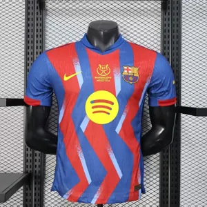 25-26 Barcelona Fourth Away Kit Player King's Cup Version Sino Shirt AAAAJersey Supplier Yupoo
