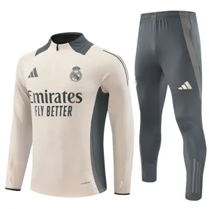 24-25 Real Madrid Long Sleeve Training Suit Football Shirts