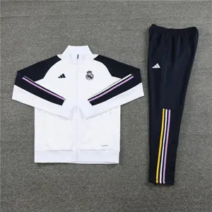 23-24 Real Madrid White Jacket Suits Cheap Jerseys Yupoo 3