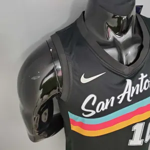 New DeROZAN#10 season Spurs City Edition black 6