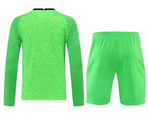 2021 France green goalkeeper long sleeve 4