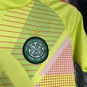 24-25 Celtic First Yellow Goalkeeper Kid Kits Youth Apparels Football AAAAJersey Yupoo 2