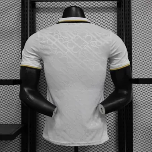 24-25 Real Madrid Originals White and Gold Kit Player Version Shirt AAAAJersey Supplier Yupoo 1