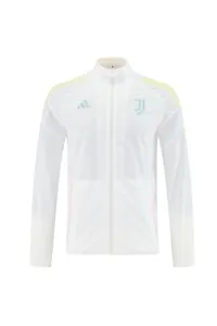 25-26 Juventus Windbreaker White Jacket AAAAJersey Supply Yupoo