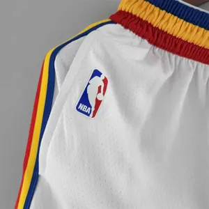 Golden State Warriors NBA Shorts White 6