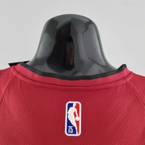 75th Anniversary Miami Heat Jordan BUTLER#22 Burgundy NBA Jersey 4