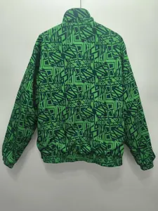 1994 Mexico Retro Trench Coat Reversible Windbreaker Double-Sides Jacket 3