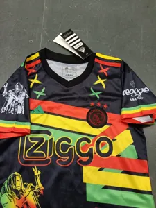23-24 Ajax Kids Bob Marley Special Edition Kit Size-16-28 Soccer Jersey Yupoo 2