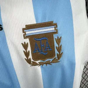 1998 Argentina Home Long Sleeve Retro Kit Vintage Shirt AAAAJersey Supplier Yupoo 4