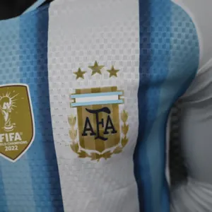 2026 World Cup Argentina Home Kit Player Version Football Long Sleeve Shirt AAAAJersey Supply Y 1