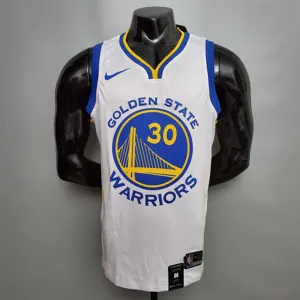 Curry #30 Golden State Warriors white