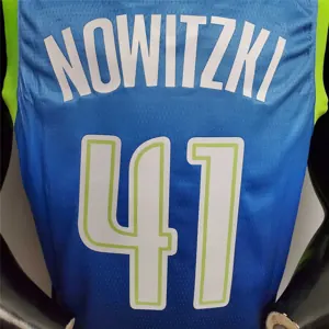 Nowitzki #41 Dallas Mavericks blue idol 7