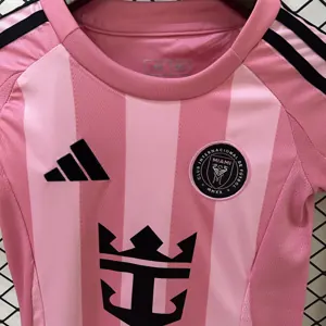 25-26 Inter Miami Home Kid Kits Youth Apparels AAAAJersey Dropship Yupoo 1