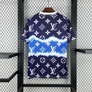 25-26 Real Madrid x LV Navy&Blue Special Edition Shirt AAAAJersey Dropship Yupoo 3