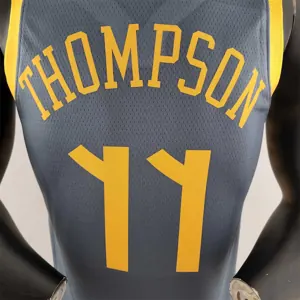 2018 HOMPSON #11 Golden State Warriors Grey NBA Jersey 8