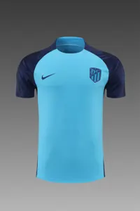 22-23 Atletico Madrid Training Short Sleeve Kit Blue 15